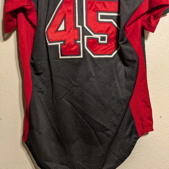 Rawlings Black and Red Baseball Jersey Lugnuts Size Xl - Picture 12 of 14